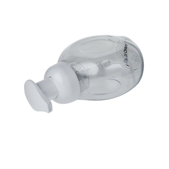 زجاجة PET بلاستيكية ذات شكل خاص سعة 250 مل مع مضخة صابون رغوية